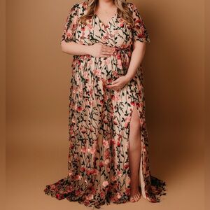 Baltic Born Embossed Maxi Dress
